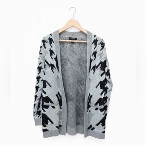 Love By Design Gray and Black Cardigan